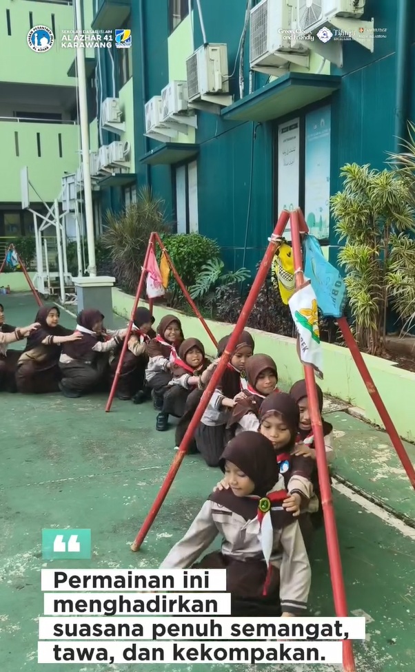Keseruan Pramuka di SD Islam Al Azhar 41 Karawang