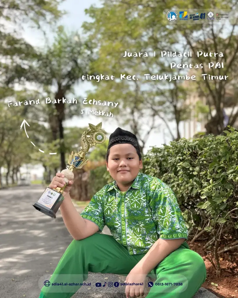 Farand Barkah Echsany - Juara I Pemilihan Da’i Cilik (Pildacil) Putra