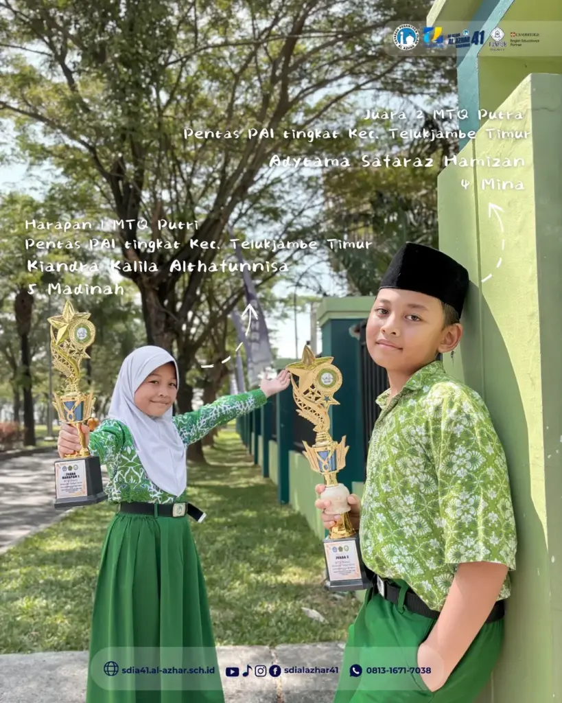 Juara 2 MTQ Putra dan Harapan 1 MTQ Putri