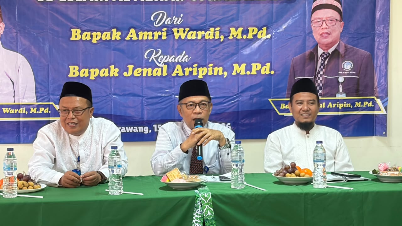 Sambutan dari Bapak Obay Subari, M.Pd.I selaku Kepala Sekolah SD Islam Al Azhar 41 Karawang